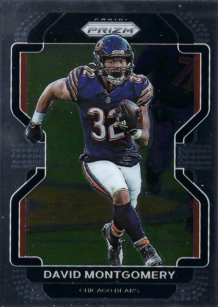 David Montgomery #160 Chicago Bears | 2021 Panini Prizm | NFL Football