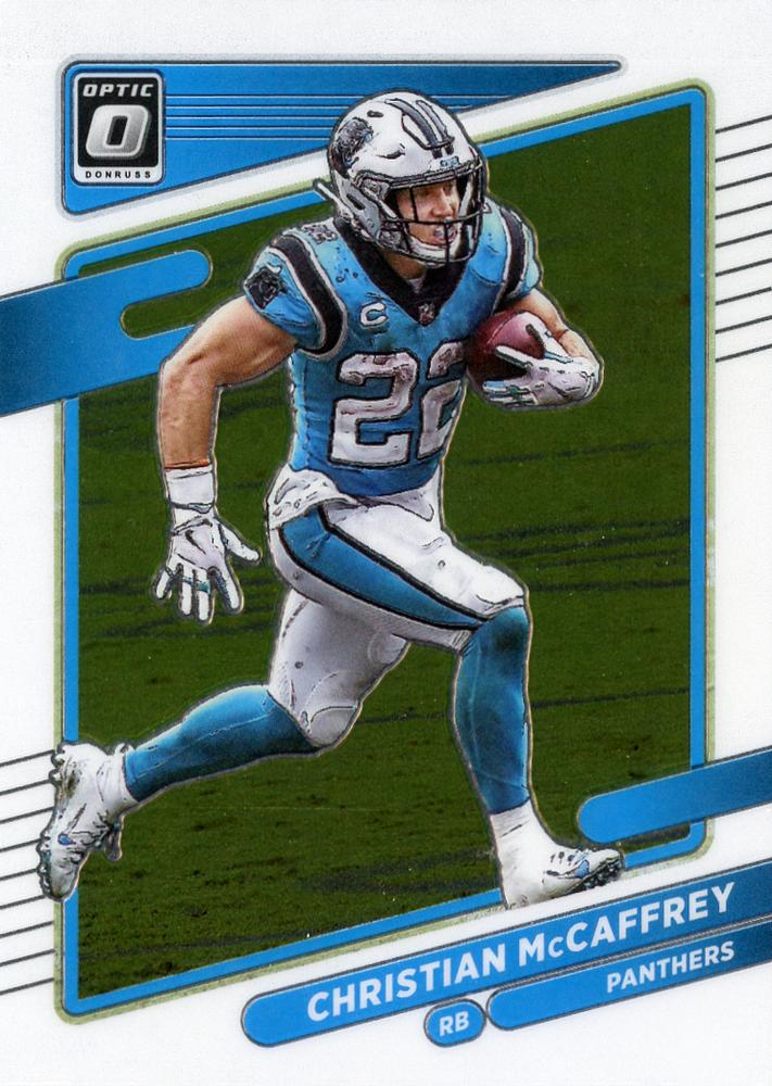 Christian McCaffrey #160 Carolina Panthers | 2021 Donruss Optic | NFL Football