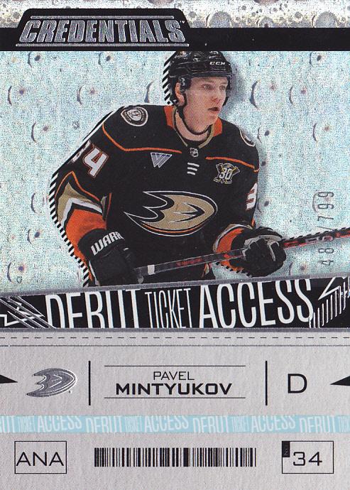 Pavel Mintyukov #160 Anaheim Ducks | 2023-24 Upper Deck Credentials