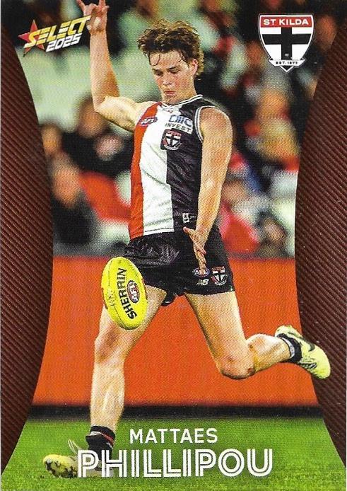 Mattaes Phillipou #160 St. Kilda Saints | 2025 Select AFL Footy Stars