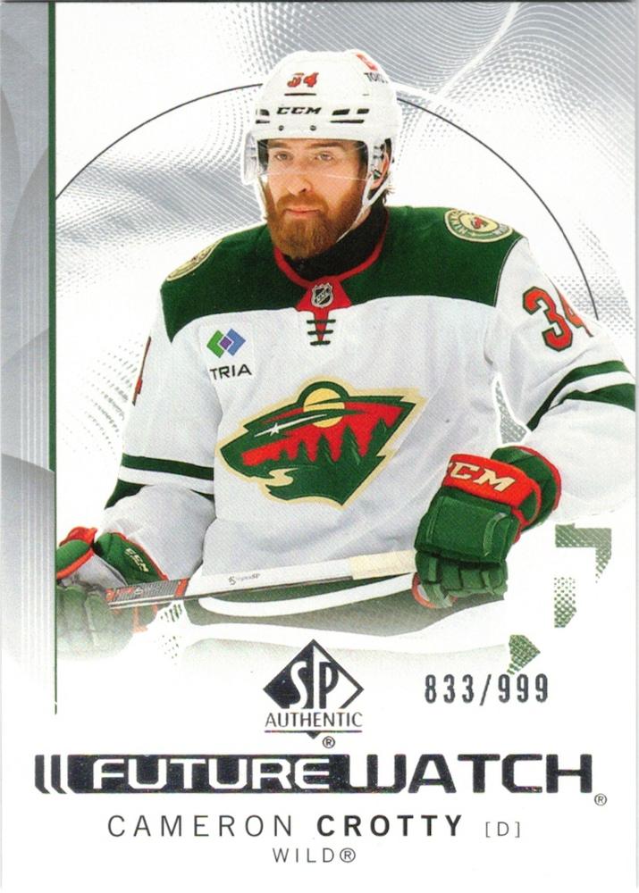 Cameron Crotty #160 Minnesota Wild | 2024-25 SP Authentic