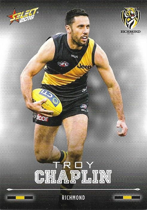 Troy Chaplin #161 Richmond Tigers | 2016 Select AFL Footy Stars