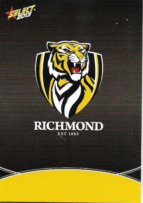 Richmond Tigers #161 Richmond Tigers | 2013 Select AFL Champions