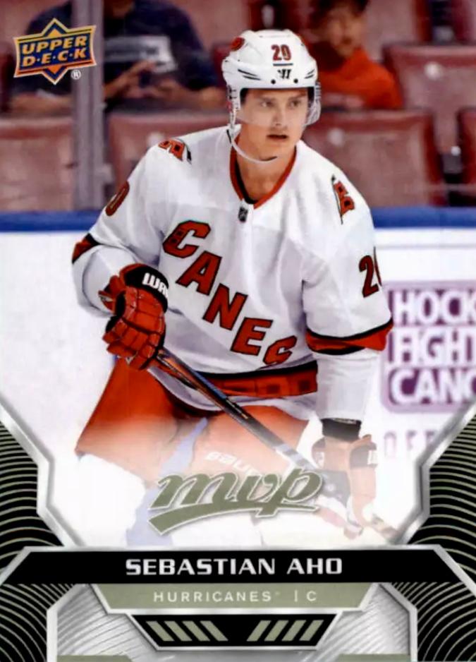 Sebastian Aho #161 Carolina Hurricanes | 2020-21 Upper Deck MVP
