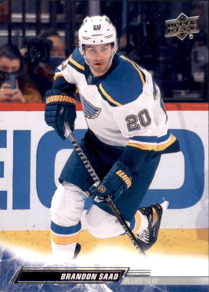 Brandon Saad #161 St. Louis Blues | 2022-23 Upper Deck