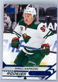 Kirill Kaprizov #161 Minnesota Wild | 2020-21 Upper Deck Overtime Blue Foil