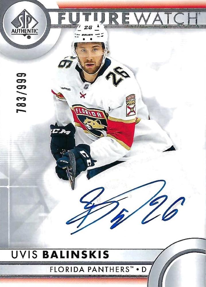 Uvis Balinskis #161 Florida Panthers | 2023-24 SP Authentic