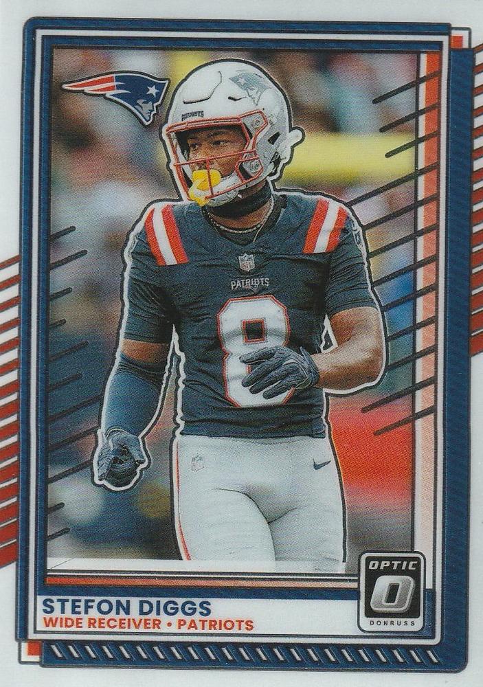 Stefon Diggs #161 New England Patriots | 2025 Donruss Optic | NFL Football