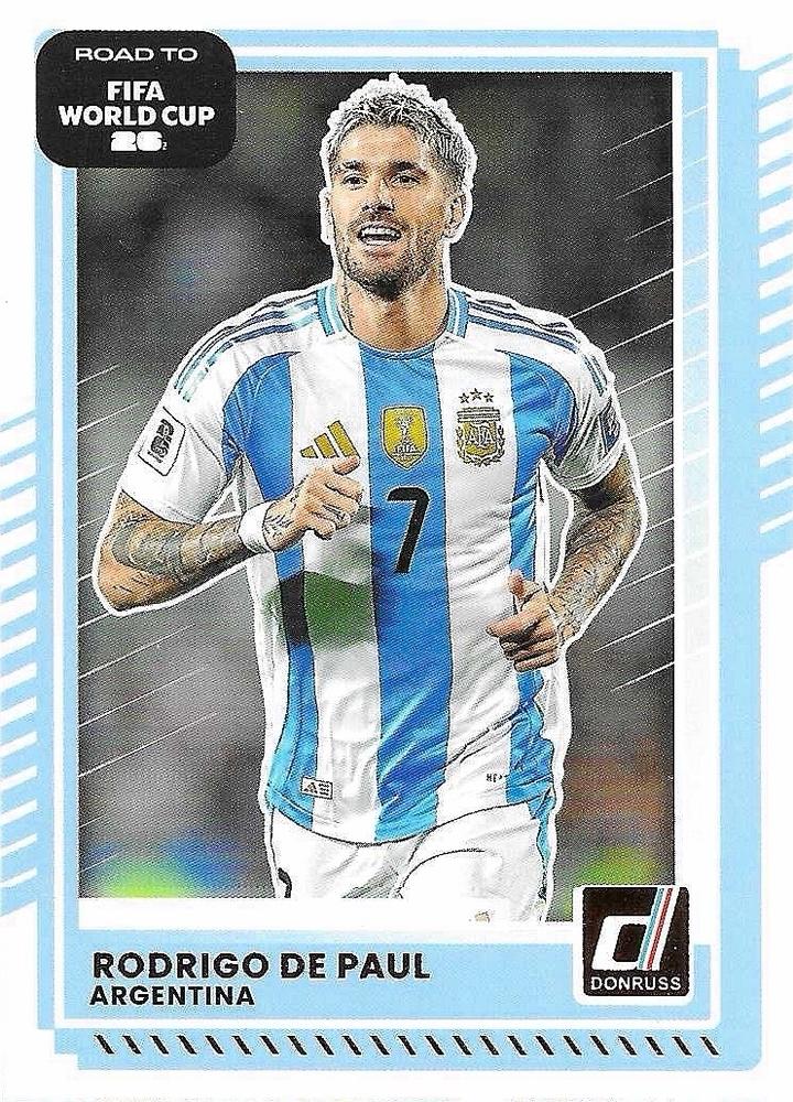 Rodrigo de Paul #161 Argentina | 2025-26 Donruss Road to FIFA World Cup
