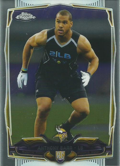 Anthony Barr #161 Minnesota Vikings Rookie | 2014 Topps Chrome | NFL Football