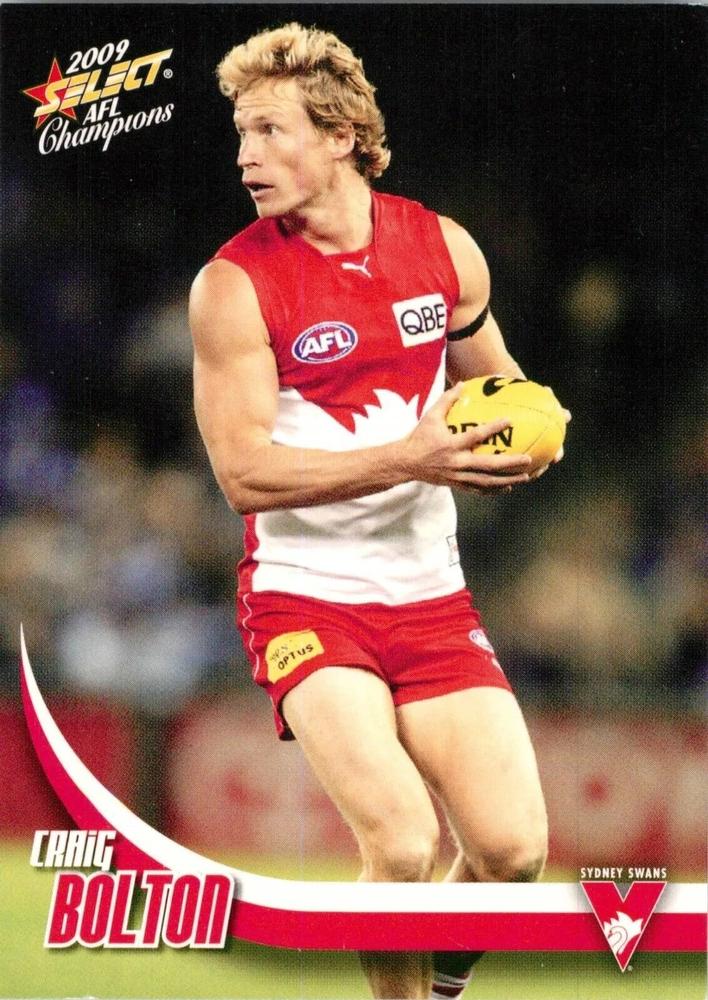 Craig Bolton #162 Sydney Swans | 2009 Select AFL Champions