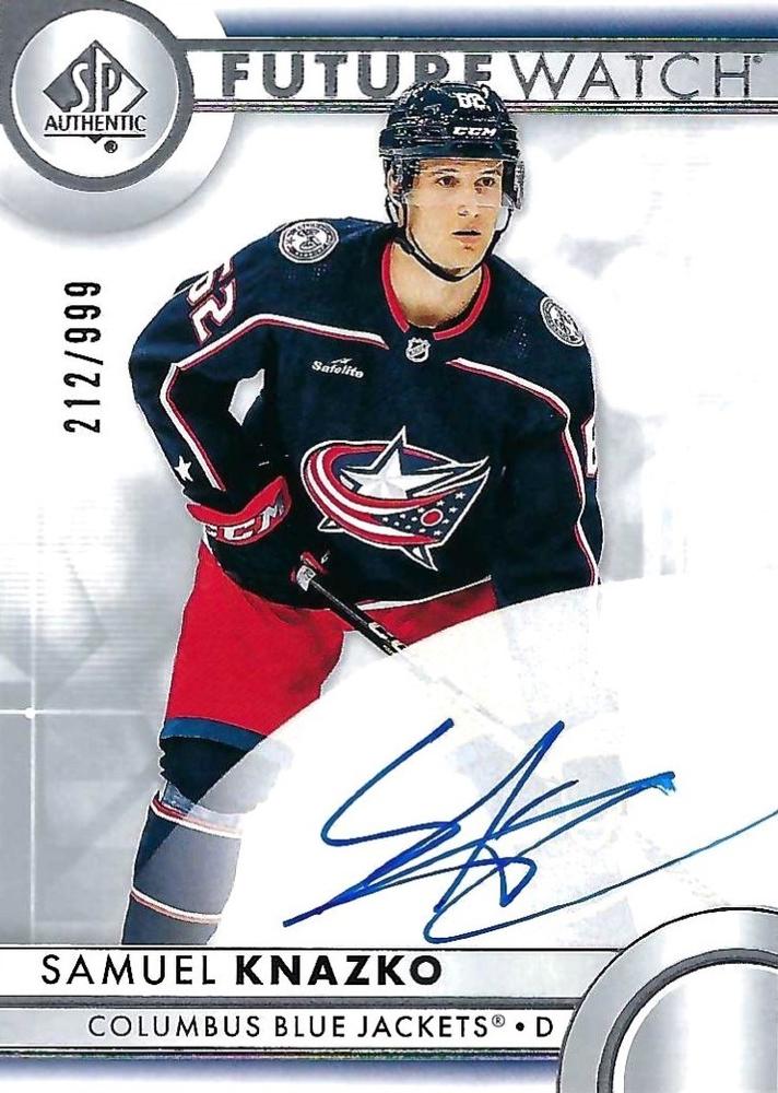 Samuel Knazko #162 Columbus Blue Jackets | 2023-24 SP Authentic