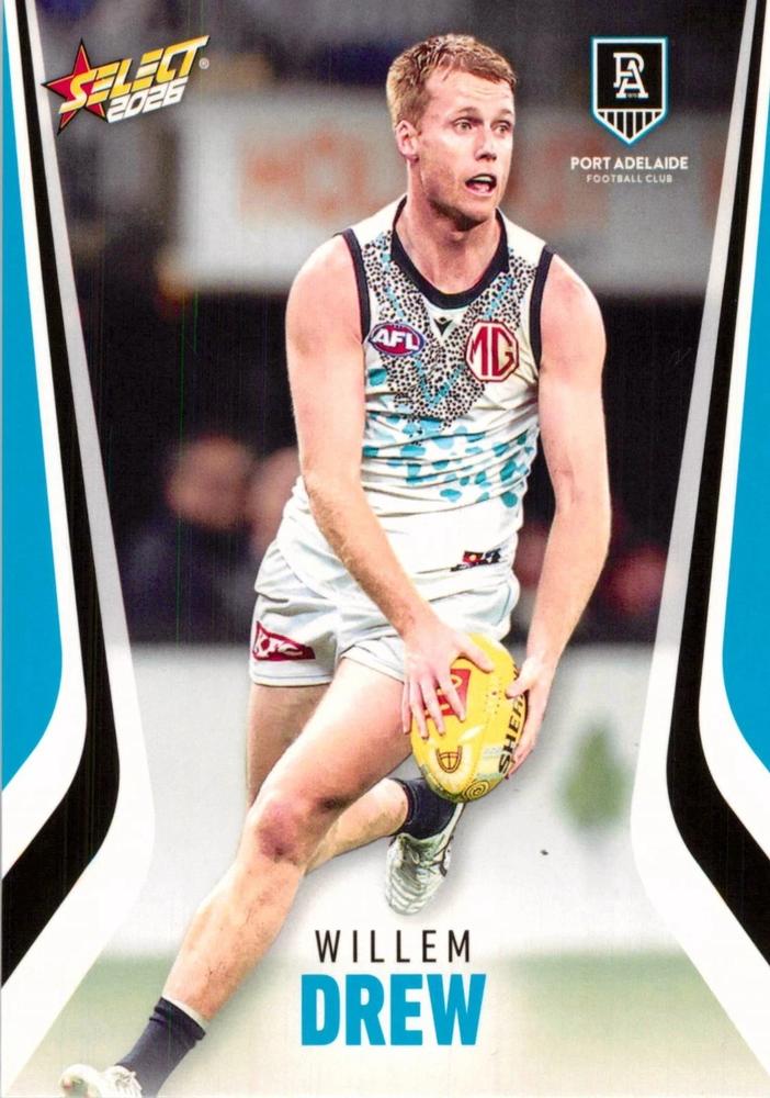 Willem Drew #162 Port Adelaide Power | 2026 Select AFL Footy Stars
