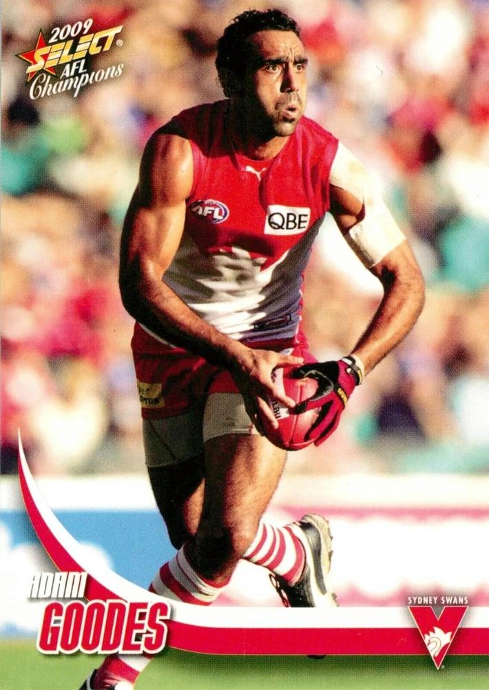 Adam Goodes #163 Sydney Swans | 2009 Select AFL Champions