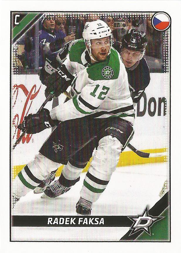 Radek Faksa #163 Dallas Stars | 2019-20 Topps NHL Sticker Collection