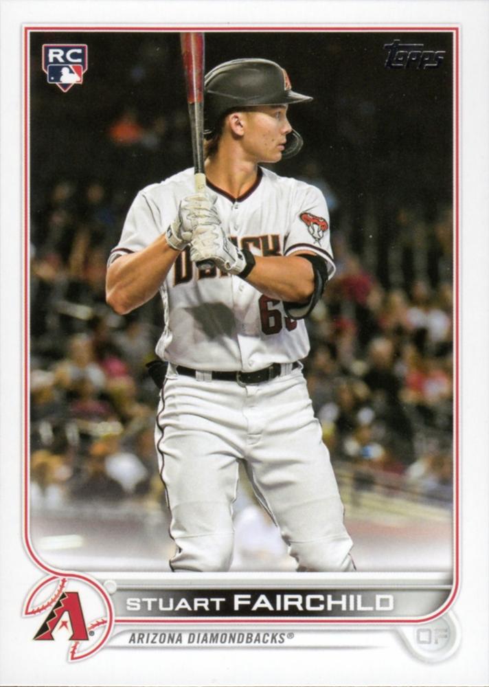 Stuart Fairchild #163 Arizona Diamondbacks (Factory set, Large RC logo) | 2022 Topps