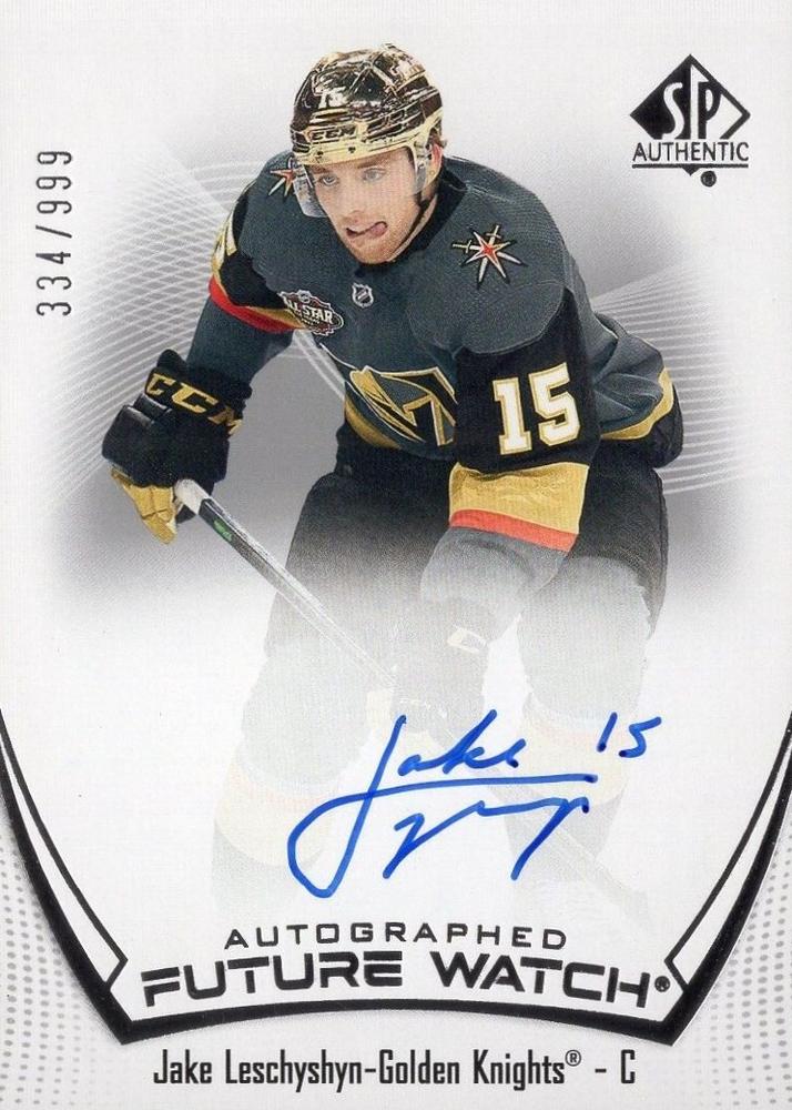 Jake Leschyshyn #163 Vegas Golden Knights | 2021-22 SP Authentic