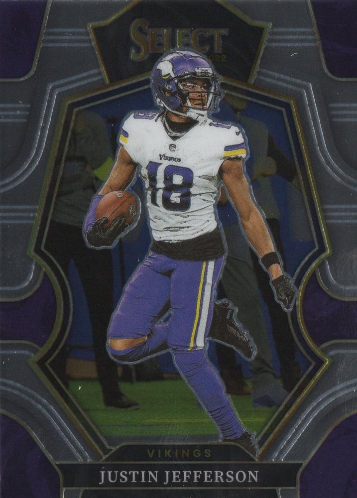 Justin Jefferson #163 Minnesota Vikings | 2022 Panini Select | NFL Football