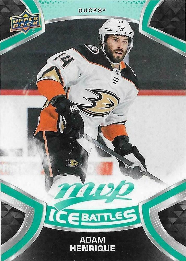 Adam Henrique #164 Anaheim Ducks | 2021-22 Upper Deck MVP Ice Battles