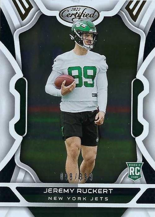 Jeremy Ruckert #164 New York Jets | 2022 Panini Certified | NFL Football