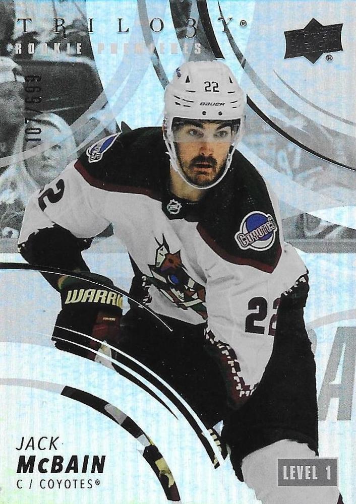 Jack McBain #164 Arizona Coyotes | 2022-23 Upper Deck Trilogy