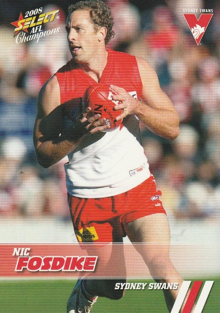 Nic Fosdike #165 Sydney Swans | 2008 Select AFL Champions