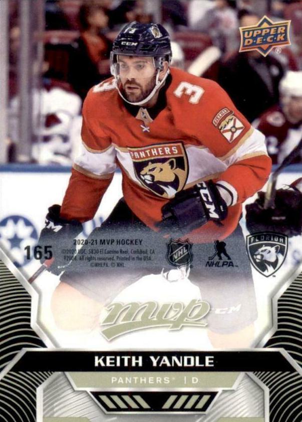 Keith Yandle #165 Florida Panthers | 2020-21 Upper Deck MVP Puzzle Backs