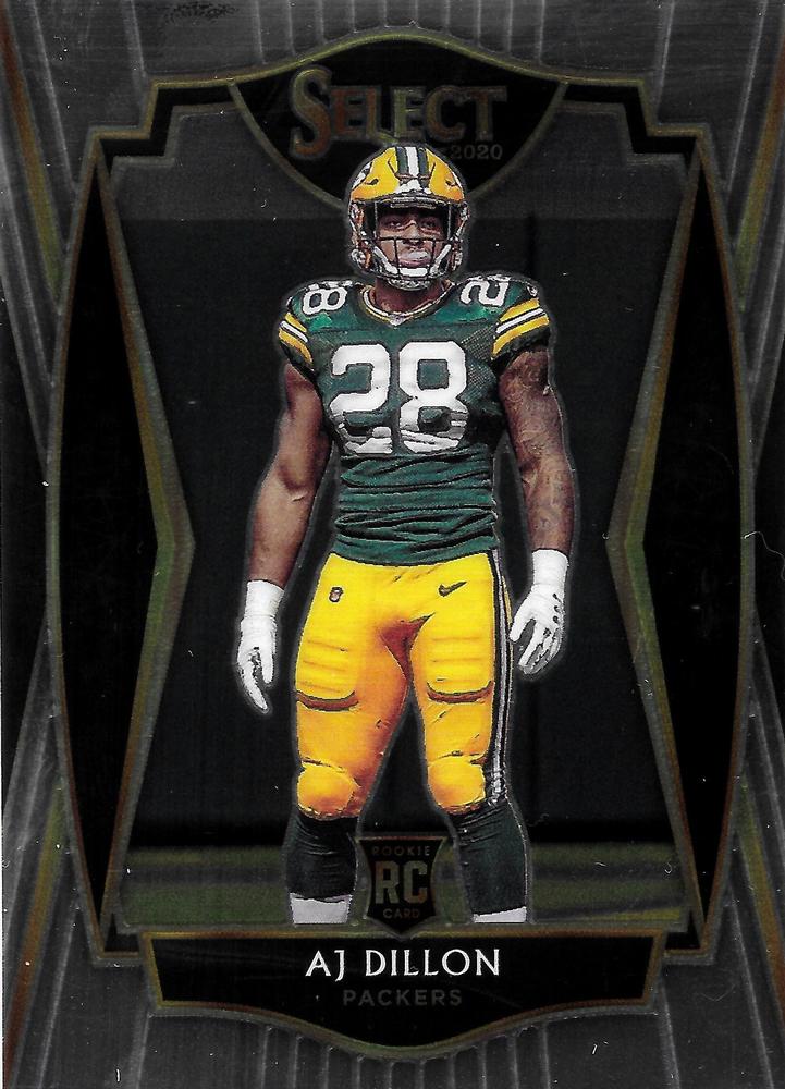 AJ Dillon #165 Green Bay Packers | 2020 Panini Select |  | NFL Football