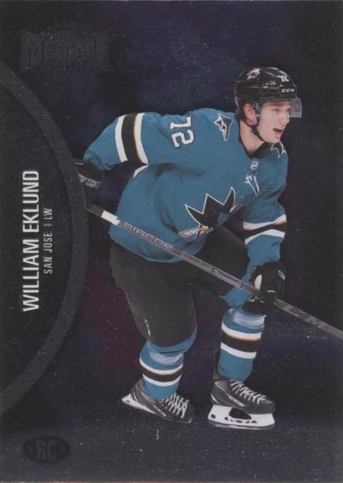 William Eklund Rookie #165 San Jose Sharks | 2021-22 SkyBox Metal Universe
