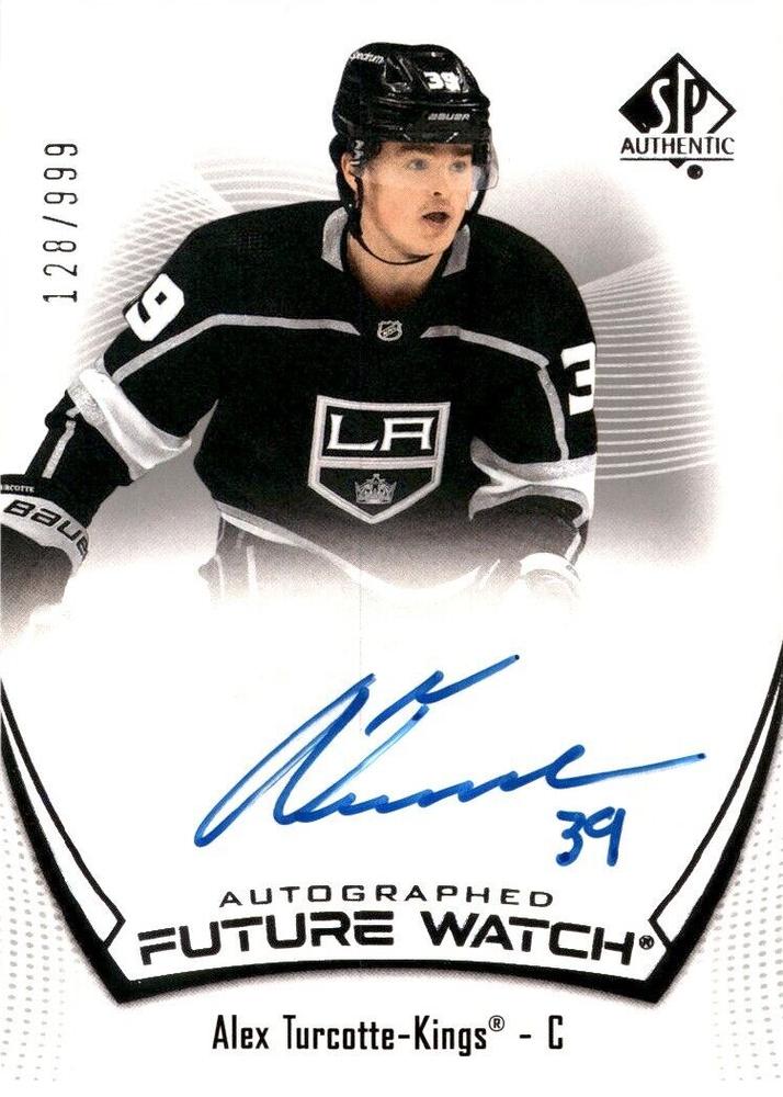 Alex Turcotte #165 Los Angeles Kings | 2021-22 SP Authentic