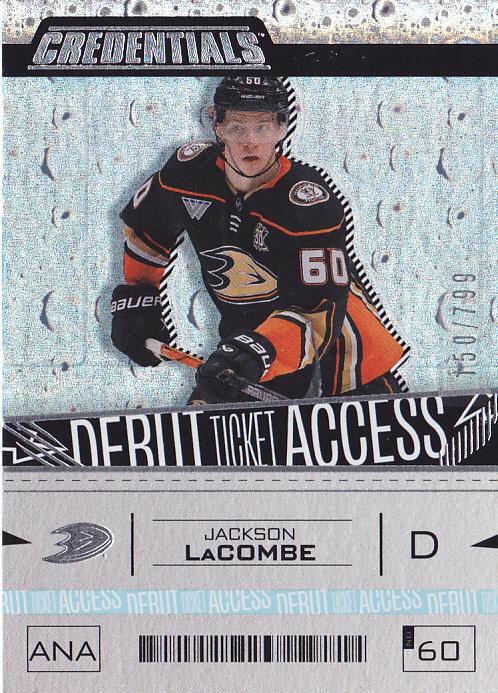 Jackson LaCombe #165 Anaheim Ducks | 2023-24 Upper Deck Credentials