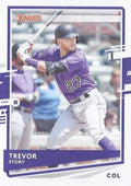 Trevor Story #166 Colorado Rockies | 2020 Donruss