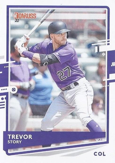 Trevor Story #166 Colorado Rockies | 2020 Donruss