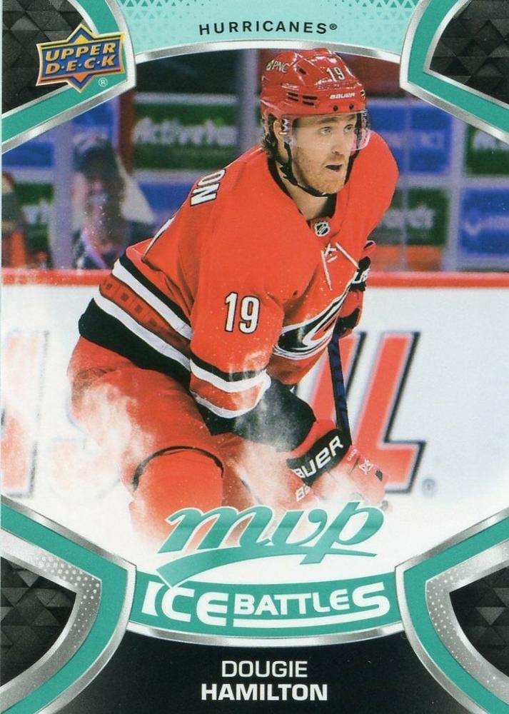 Dougie Hamilton #166 Carolina Hurricanes | 2021-22 Upper Deck MVP Ice Battles