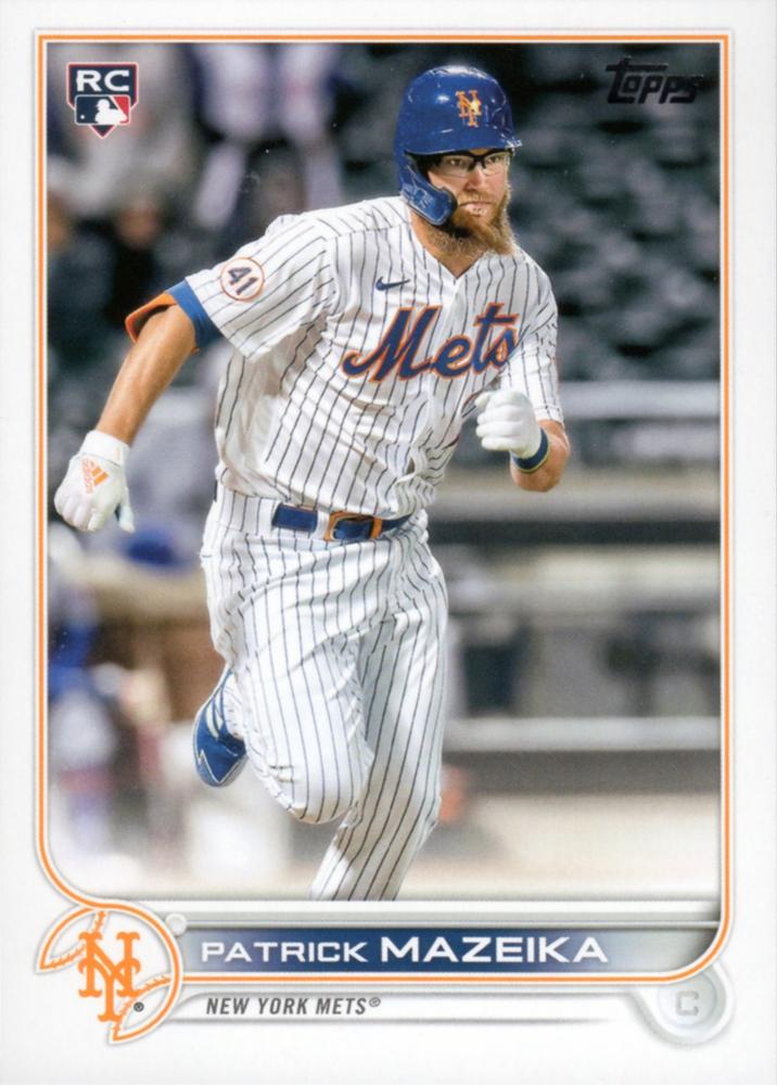 Patrick Mazeika #166 New York Mets (Factory set, Large RC logo) | 2022 Topps