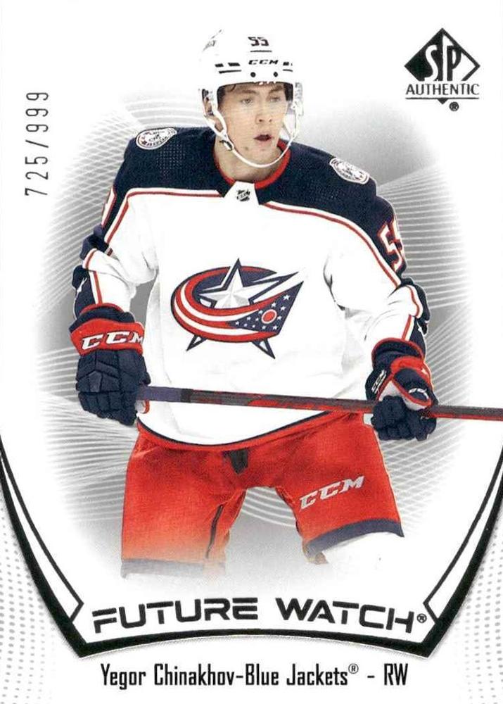 Yegor Chinakhov #166 Columbus Blue Jackets | 2021-22 SP Authentic