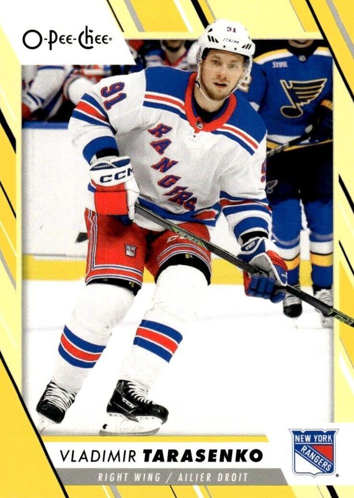 Vladimir Tarasenko #166 New York Rangers | 2023-24 O-Pee-Chee Yellow Border