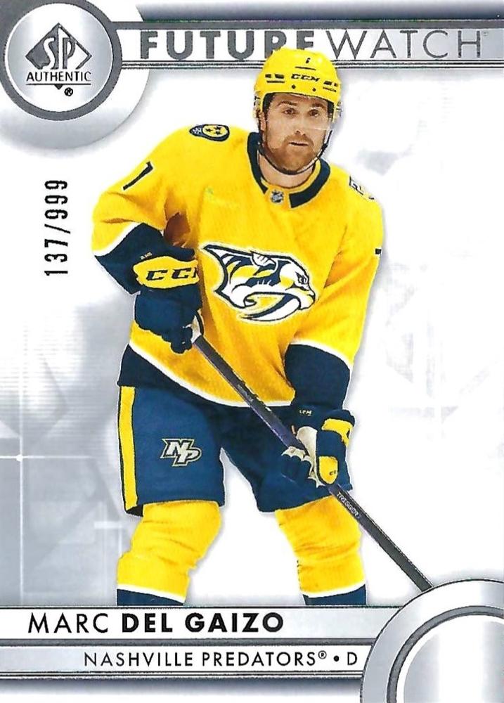 Marc Del Gaizo #166 Nashville Predators | 2023-24 SP Authentic