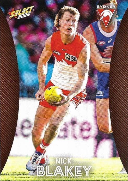 Nick Blakey #166 Sydney Swans | 2025 Select AFL Footy Stars