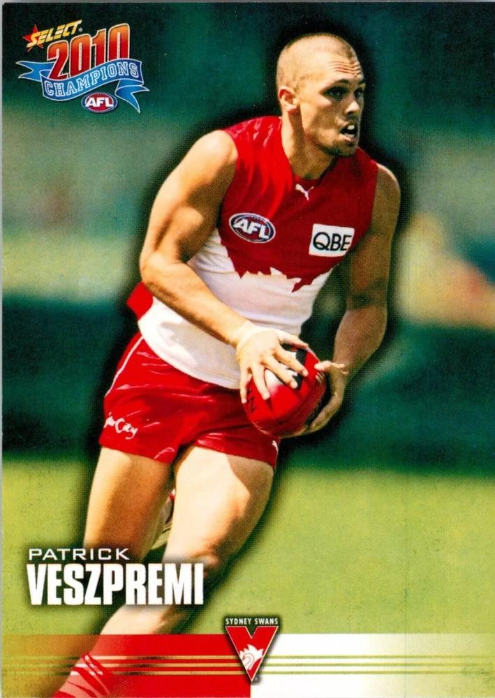 Patrick Veszpremi #167 Sydney Swans | 2010 Select AFL Champions