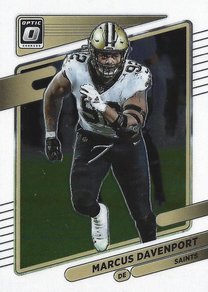 Marcus Davenport #167 New Orleans Saints | 2021 Donruss Optic | NFL Football