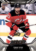 Tomas Tatar #167 New Jersey Devils | 2022-23 Upper Deck MVP Silver Script