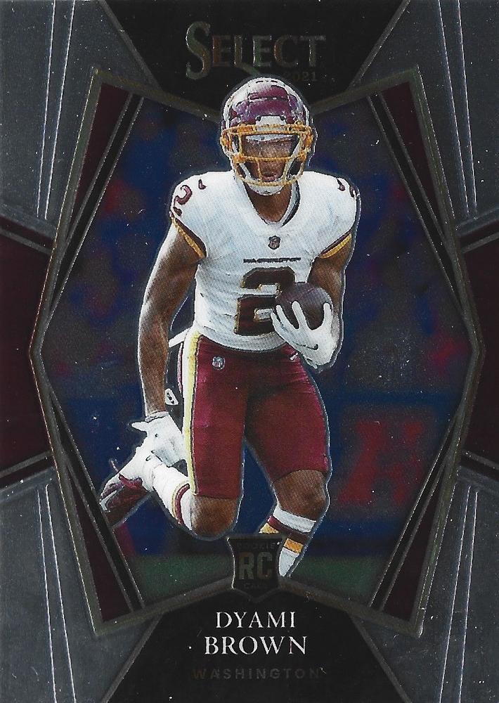 Dyami Brown #167 Washington Football Team | 2021 Panini Select |  | NFL Football