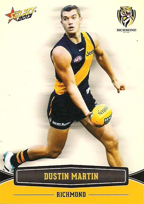 Dustin Martin #168 Richmond Tigers | 2013 Select AFL Champions