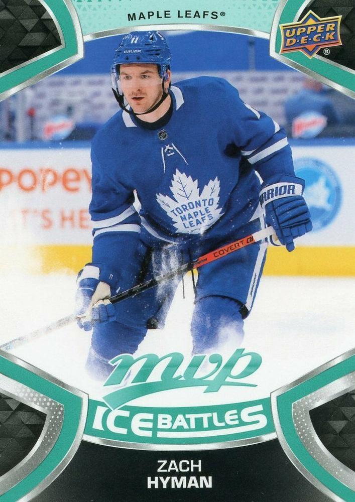 Zach Hyman #168 Toronto Maple Leafs | 2021-22 Upper Deck MVP Ice Battles