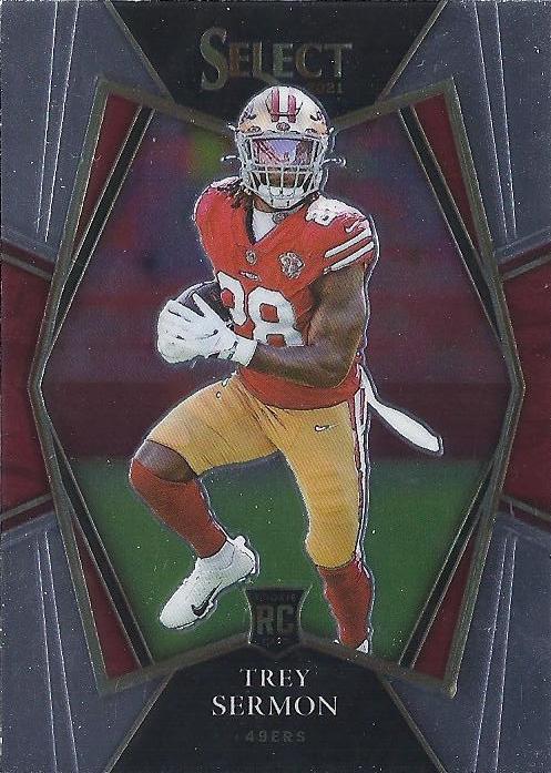 Trey Sermon #168 San Francisco 49ers | 2021 Panini Select |  | NFL Football