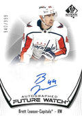 Brett Leason #168 Washington Capitals | 2021-22 SP Authentic