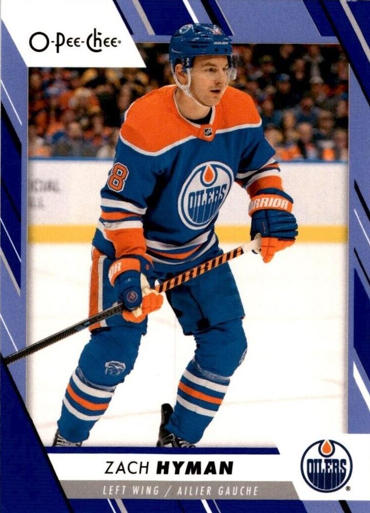 Zach Hyman #168 Edmonton Oilers | 2023-24 O-Pee-Chee Blue Border