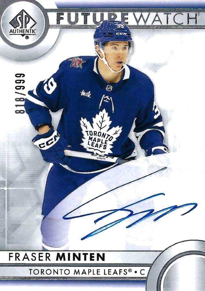 Fraser Minten #168 Toronto Maple Leafs | 2023-24 SP Authentic