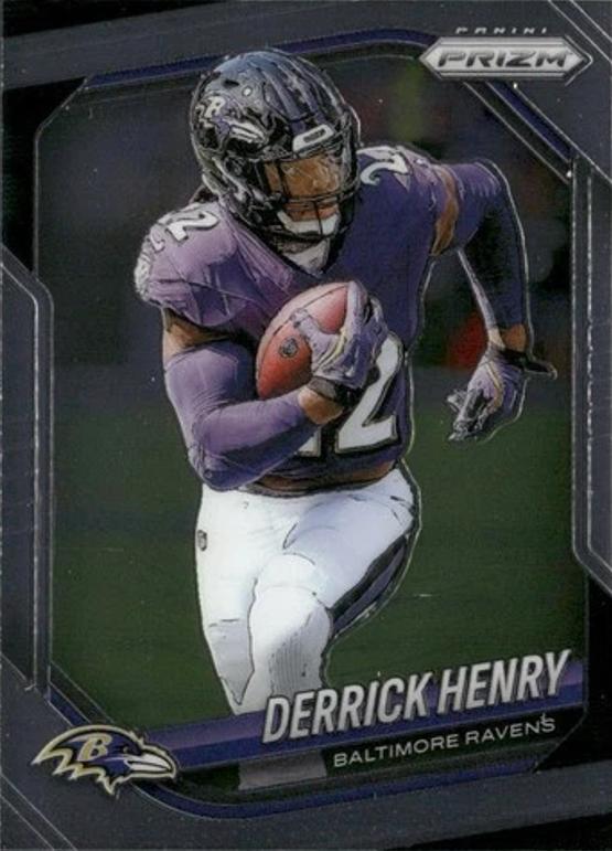 Derrick Henry #168 Baltimore Ravens | 2025 Panini Prizm | NFL Football